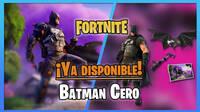 Fortnite: Skin de Batman Cero ya disponible; ¿cómo conseguirlo?
