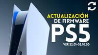 PS5 se actualiza con mejoras de rendimiento - Notas del parche 22.01-05.10.00 del 12 de mayo