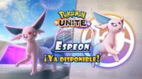 Espeon llega hoy a Pokémon Unite: Habilidades, tráiler y cómo conseguirlo gratis