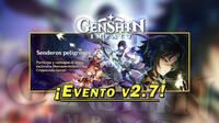 Genshin Impact: Gana Protogemas gratis en el evento Senderos peligrosos de la v2.7