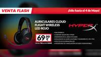 Consigue los auriculares Hyperx Cloud Flight Wireless de oferta en GAME por slo 69,99 euros