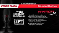 Consigue el micr�fono gaming HYPERX SOLOCAST de oferta en GAME por s�lo 39,99 euros