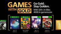 Anunciados los Juegos con Gold de julio 
