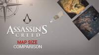 Comparan el tamaño del mapa de AC: Odyssey con las anteriores entregas