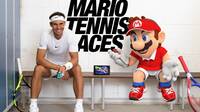 Mario y Rafa Nadal se enfrentan en la pista con motivo de Mario Tennis Aces