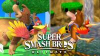 Comparan los movimientos de Banjo en N64 y Super Smash Bros. Ultimate