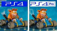 Comparan los grficos de Crash Team Racing Nitro-Fueled en PS4 y PS4 Pro