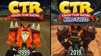 Comparan los gráficos y diseños de Crash Team Racing y su remake