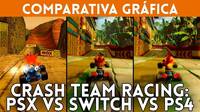 Crash Team Racing Nitro-Fueled: Comparamos PSX vs Switch vs PS4