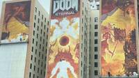 E3 2019: DOOM Eternal decora este ao la fachada del Hotel Figueroa