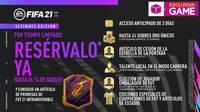 GAME detalla el contenido adicional y acceso anticipado de la Ultimate Edition de FIFA 21