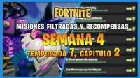 Fortnite: Misiones y desafíos filtrados de la Semana 4