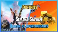 Semana Salvaje 4 de Fortnite: Rincón de oportunidades con rebajas en las barras