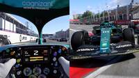 Así se siente F1 2022 en realidad virtual subido a un Aston Martin AMR22