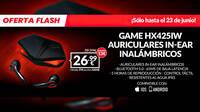 Consigue los GAME HX425iW in-Ear Wireless Gaming Headset Earbuds de oferta en GAME