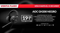 Consigue los auriculares AOC GH200 en GAME por sólo 19,99 euros con una nueva Oferta Flash