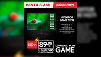 Consigue el monitor GAME M27i 27 IPS FHD 75Hz con la nueva Oferta Flash GAME por slo 89,99 euros