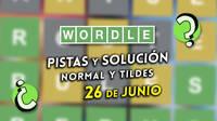 Wordle en espa�ol y tildes hoy jueves 26 de junio: Pistas y soluci�n a la palabra oculta