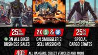 GTA Online detalla sus nuevas recompensas y bonificaciones