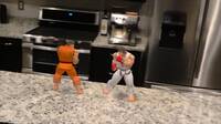 Realidad aumentada: Juegan a Street Fighter en la cocina