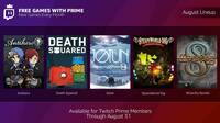 Twitch y Amazon Prime anuncian los juegos gratuitos para el mes de agosto