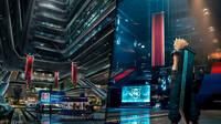 Final Fantasy VII Remake compara arte del interior de Shinra con el juego