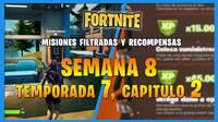 Fortnite: Misiones y desafos filtrados de la Semana 8