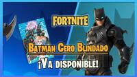 Fortnite: Así luce la skin de Batman Cero Blindado - Precios y contenidos