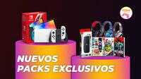 Consigue tu pack ideal de Nintendo Switch OLED con juegos o accesorios en TTDV