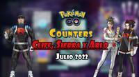 Pok�mon GO: C�mo vencer a Cliff, Sierra y Arlo (julio 2022) - Mejores counters