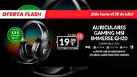 Consigue los auriculares gaming MSI IMMERSE GH20 en GAME por solo 19,99 euros