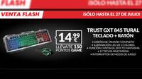 Consigue este pack de ratón y teclado gaming multicolor en GAME por sólo 14,99 euros
