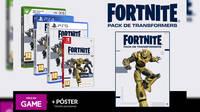 Reserva Fortnite: Pack de Transformers en GAME y llévate un póster exclusivo de regalo