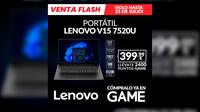 Consigue el port�til gaming Lenovo V15 7520U por 399,99 euros con la Oferta Flash GAME