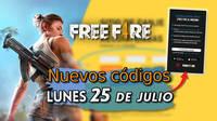 FREE FIRE MAX | Códigos de hoy jueves 25 de julio de 2024 - Recompensas gratis