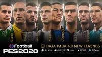 PES 2020 estrena su esperado Data Pack 4.0, que aade 50 caras y nuevas leyendas