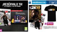 GAME detalla sus incentivos por reserva para NBA 2K19