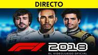 Jugamos en directo en PS4 Pro a F1 2018 a partir de las 19:00