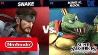 Nintendo muestra a Snake y King K. Rool en Super Smash Bros. Ultimate