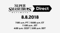 El 8 de agosto habrá un Direct centrado en Super Smash Bros. Ultimate