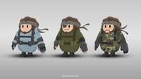 Konami crea unos trajes de Metal Gear para Fall Guys, el juego de moda