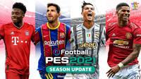 eFootball PES 2021: Messi y Cristiano Ronaldo compartirán portada en el juego de Konami