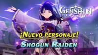 Genshin Impact presenta a Shogun Raiden, habilidades y detalles del nuevo personaje