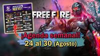 FREE FIRE | Agenda semanal del 24 al 30 de agosto: Criminal rojo y 5� aniversario