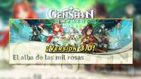 Genshin Impact v3.0 ya disponible: Región de Sumeru, 3 nuevos personajes y más
