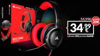Nueva Oferta Flash de GAME: Auriculares gaming Corsair HS35 RED por slo 34,99 euros
