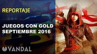 Ya estn disponibles los primeros Juegos con Gold de septiembre