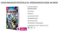 LEGO Ninjago Pelcula no incluye tarjeta en su edicin fsica para Switch