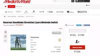 MediaMarkt lista Xenoblade Chronicles 2 para llegar el 15 de diciembre