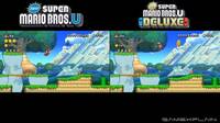 Comparan los gráficos de New Super Mario Bros. U en Wii U y Switch